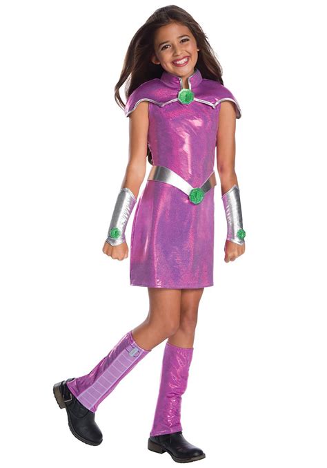 Girls DC Superhero Deluxe Starfire Costume